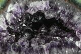 Purple Amethyst Geode with Polished Face - Uruguay #113857-1